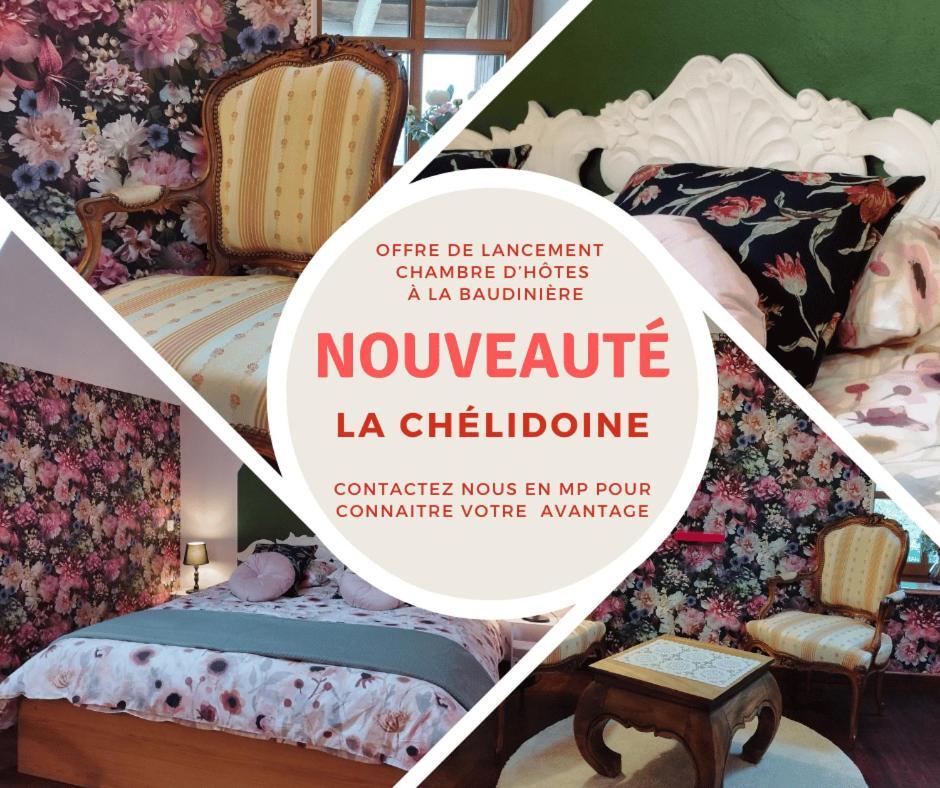 La Baudiniere, Chambre "La Chelidoine", Boyer ภายนอก รูปภาพ